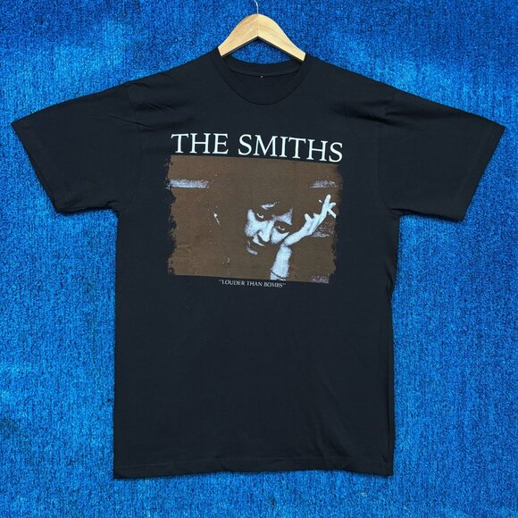 The Smiths Louder than Bombs Album Goth New Wave Band Tee L - Picture 1 of 4